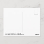 Reduzieren, wiederverwenden, Word-Cloud Gerecycelt Postkarte (Rückseite)