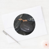 reduzieren Wiederverwendungs-Retyle-Steine Runder Aufkleber (Umschlag)