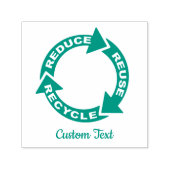 Reduzierte Wiederverwendbarkeit Recycelnd Selbstfä Permastempel (Design)
