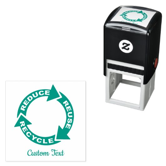 Reduzierte Wiederverwendbarkeit Recycelnd Selbstfä Permastempel (Beispiel)