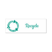 Reduzierte Wiederverwendbarkeit Recycelnd Selbstfä Permastempel (Design)