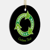 Reduzierte Wiederverwendung Gerecycelt Keramik Orn Ornament (Rechts)