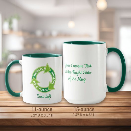 Reduzierte Wiederverwendung Gerecycelt Tasse
