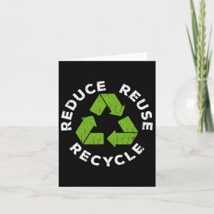 Reduzierte Wiederverwendung Recycle Earth Day 2025 Karte