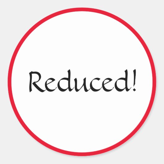Reduzierter Oval-Aufkleber Runder Aufkleber (Vorderseite)