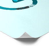 Reduziertes Wiederverwendungs-Fahrrad Poster (Ecke)