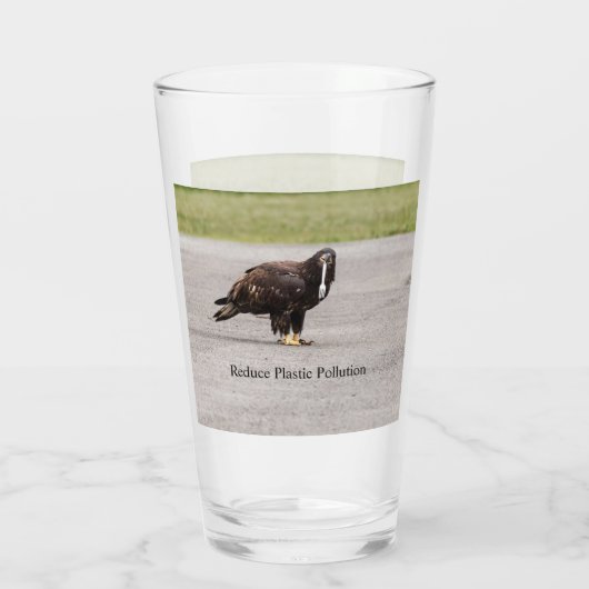 Reduzierung der Plastikverschmutzung Glas (Rückseite)