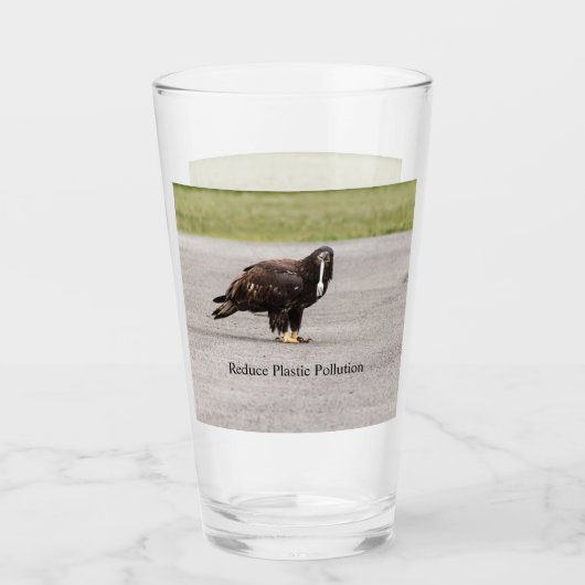 Reduzierung der Plastikverschmutzung Glas (Vorderseite)