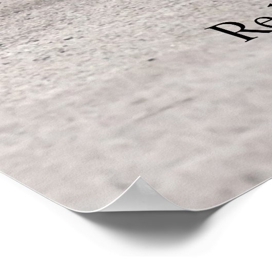 Reduzierung der Plastikverschmutzung Poster (Ecke)