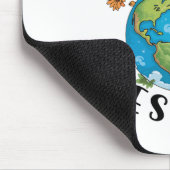 Reduzierung der Wiederverwendung Recycle Respektto Mousepad (Ecke)