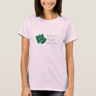 Reduzierung, Wiederverwendung, recycle T-Shirt