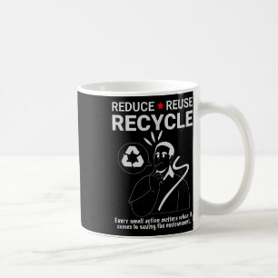 Reduzierung, Wiederverwendung, Recycle _ Umweltsch Kaffeetasse