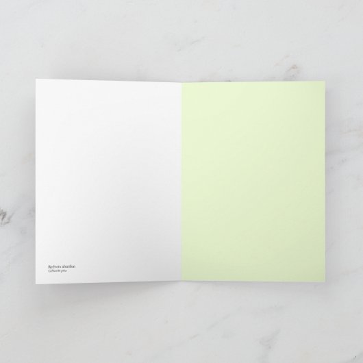 Redvein Abutilon Karte (Innenseite)