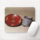 Redware Schale und Teller, c.1780 Mousepad (Mit Mouse)