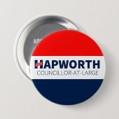 redwhiteandblue Knopf Button (Vorne & Hinten)