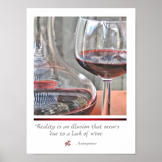 RedWine Print Poster (Vorne)