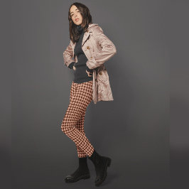 Redwood Antique Brass Hahnentrittmuster Gemustert  Leggings