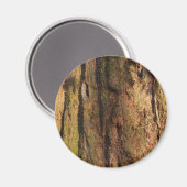 Redwood Bark Foto Texture Magnet (Vorderseite/Rückseite)