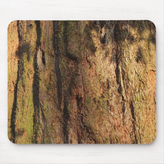 Redwood Bark Foto Texture Mousepad (Vorne)