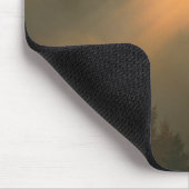 Redwood-Bäume in Küstennebel, Marin-Landkreis, Mousepad (Ecke)
