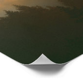 Redwood-Bäume in Küstennebel, Marin-Landkreis, Poster (Ecke)