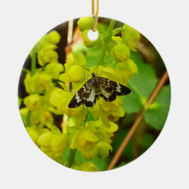 Redwood Butterfly und Wildblumen Keramikornament