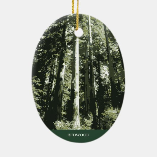 Redwood Christmas Tree Ornament (Hinten)