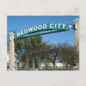 Redwood City 150 Jahre Postkarte (Vorderseite)