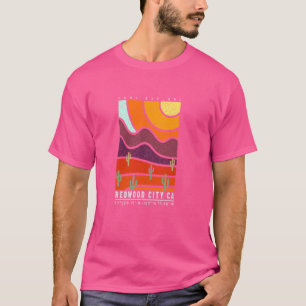 Redwood City California Coole Wüste Souvenir Redwo T-Shirt