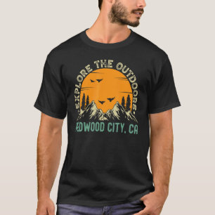 Redwood City California Erkunden Sie die Umgebung T-Shirt