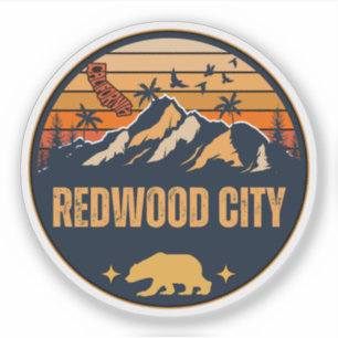 Redwood City, Kalifornien Aufkleber