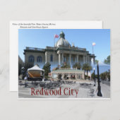 Redwood City Postkarte (Vorne/Hinten)