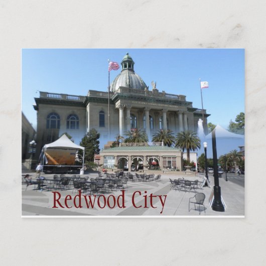 Redwood City Postkarte (Vorderseite)