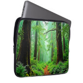 Redwood Forest Mistle Tranquility Design Laptopschutzhülle (Vorne Rechts)