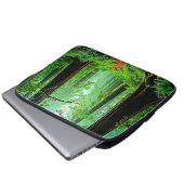 Redwood Forest Mistle Tranquility Design Laptopschutzhülle (Vorne Knopf)
