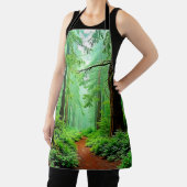 Redwood Forest Mistle Tranquility Design Schürze (InSitu)