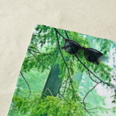 Redwood Forest Mistle Tranquility Design Strandtuch (Beispiel)