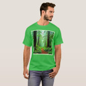 Redwood Forest Mistle Tranquility Design T-Shirt (Vorne ganz)