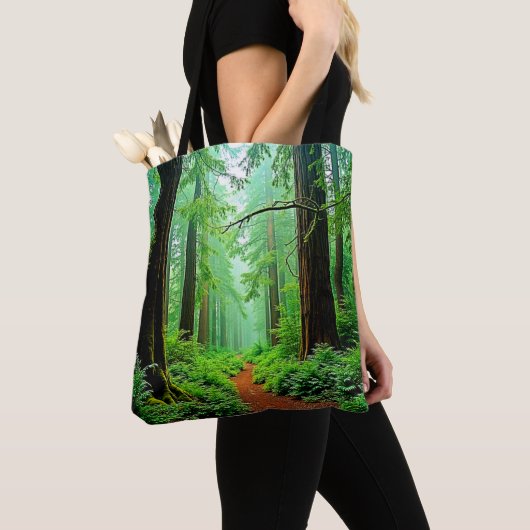 Redwood Forest Mistle Tranquility Design Tasche (Von Nahem)
