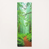 Redwood Forest Mistle Tranquility Design Yogamatte (Vorderseite)