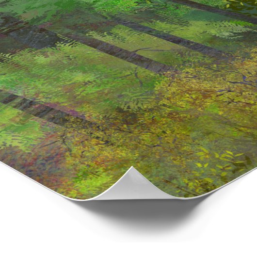 Redwood Forest Poster (Ecke)