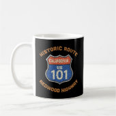Redwood Highway Route 101 Redwood Highway Kaffeetasse (Links)