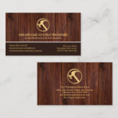 Redwood Holzschichten Hammer Handyman Carpenter Visitenkarte (Vorne/Hinten)