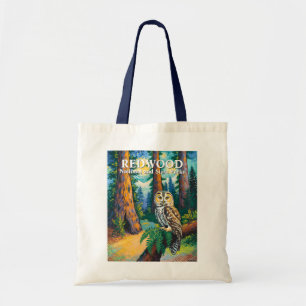 Redwood National Park Bunter Wald Eule Wildtiere Tragetasche