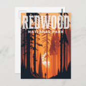 Redwood National Park, CA Postcard Postkarte (Vorne/Hinten)