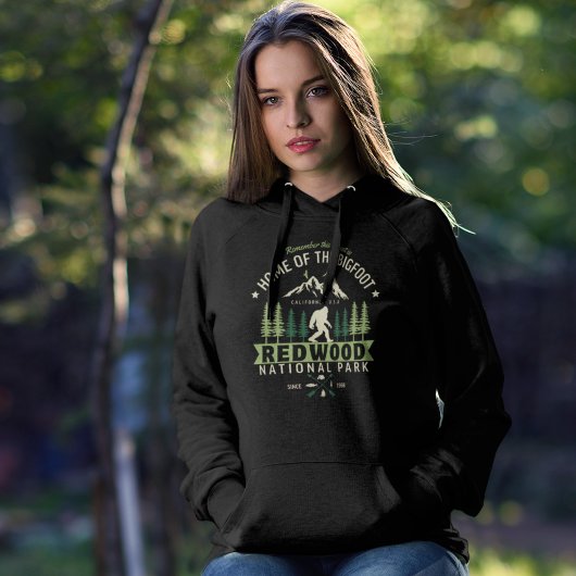 Redwood National Park California Bigfoot Home Hoodie