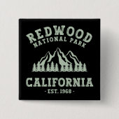 Redwood National Park California Button (Vorderseite)