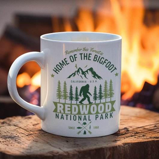 Redwood National Park California Est 1968 Kaffeetasse