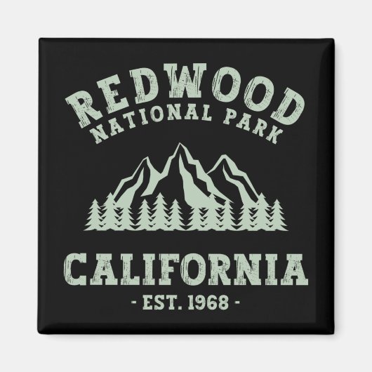 Redwood National Park California Magnet (Vorne)