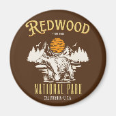 Redwood National Park California Magnet (Vorne)